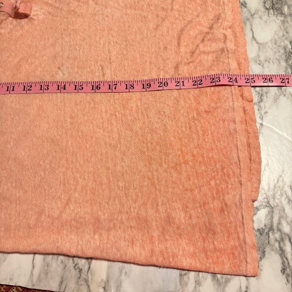 🎉😀CLEARANCE SALE!!😀🎉JOHNNY WAS Pete & Greta Oversized Peach Linen Top - Picture 7 of 8